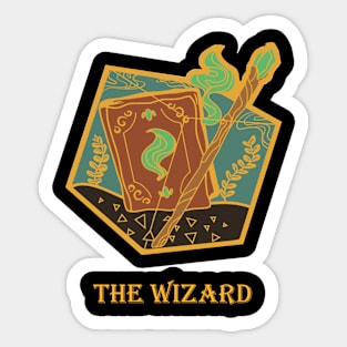 The Wizard coat of arms Sticker